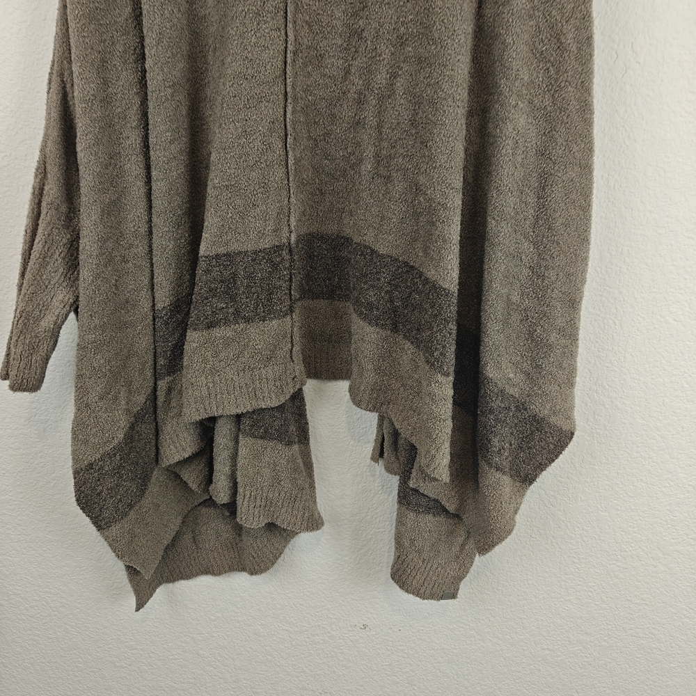 Barefoot Dreams Women Cliffside Dolman Sleeve Cardigan One Size Gray Open Front - Picture 13 of 16